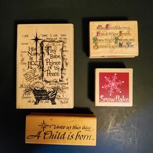 🎄RUBBER STAMPS⭐